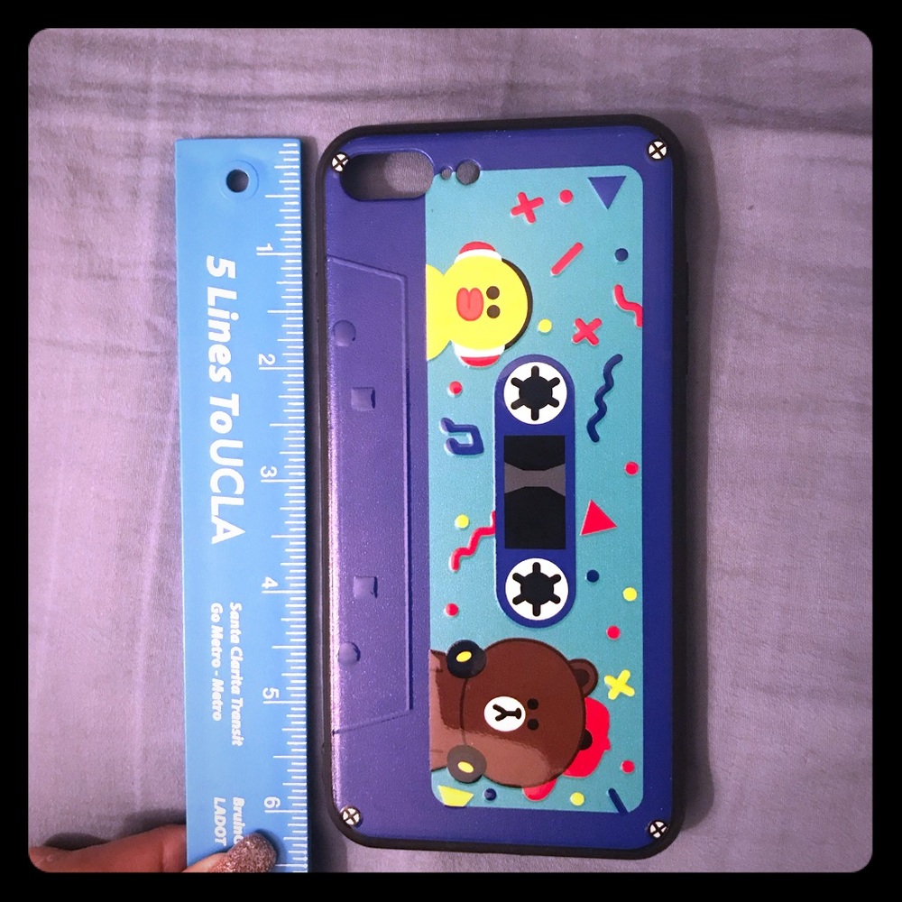 Line Friends iphone 7 plus hard plastic case